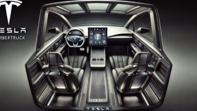 tesla cybertruck interior